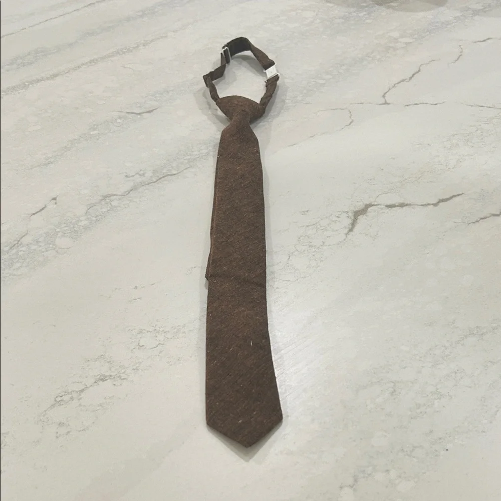 Elegant Brown Kids Tie